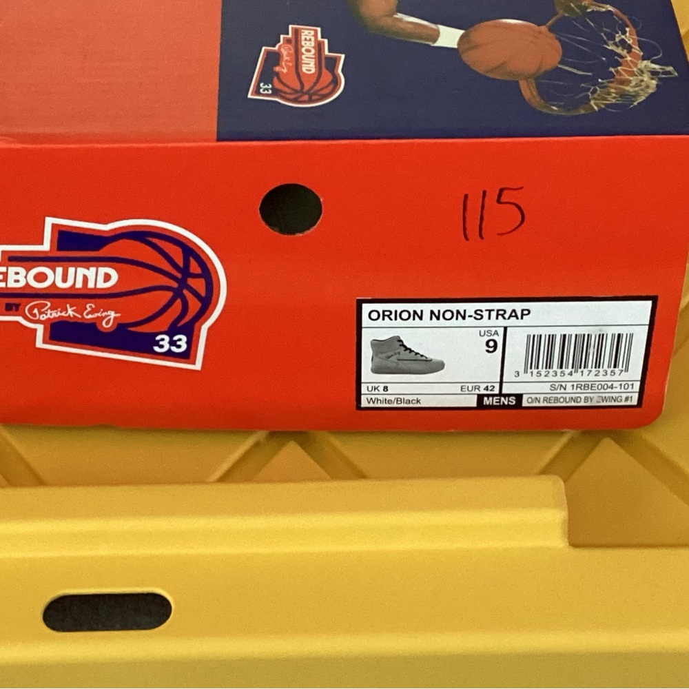 Orion Non-Strap Basketball Shoes - White/Black